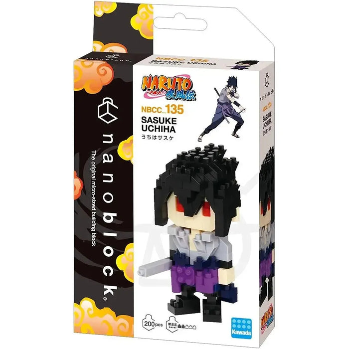 Naruto Shippuden - Sasuke Uchiha Figure Building Set - Nanoblock - (135)