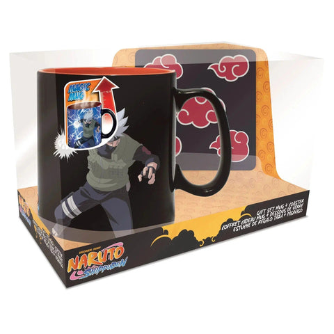 Naruto Shippuden - Sharingan Magic Ceramic Mug and Coaster Gift Set - ABYstyle