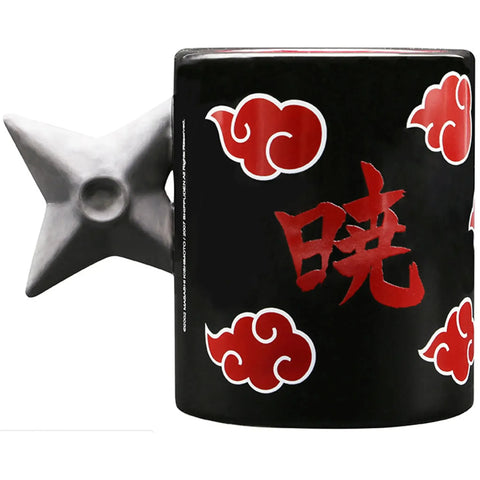 Naruto Shippuden - Shuriken Akatsuki 3D Handle Mug (Ceramic, 16 oz.) - ABYstyle - Image 3