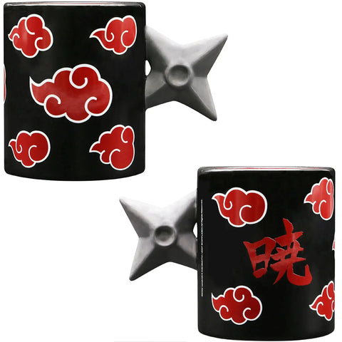 Naruto Shippuden - Shuriken Akatsuki 3D Handle Mug (Ceramic, 16 oz.) - ABYstyle - Image 4