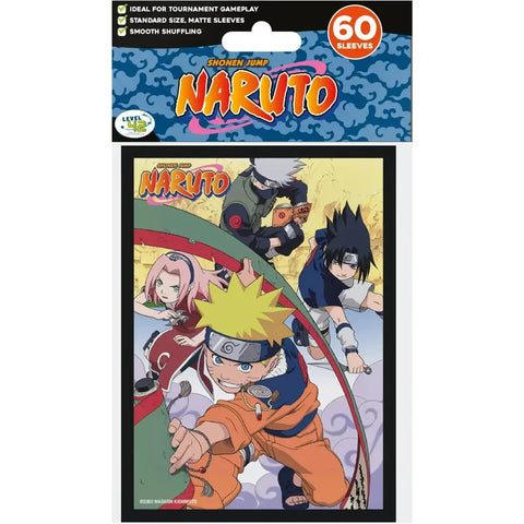 Naruto - Team 7 Art Protective Card Sleeves (60 Count, Standard Size) - Japanime Games - Player's Choice Game Accessories Series