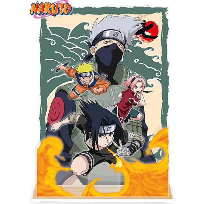 Naruto - Team 7 Diorama Standee Figure (4.5" Acrylic) - ABYstyle - Acryl Series
