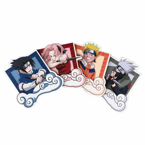 Naruto - Team 7 Shaped Coasters 4-Piece Set - Bioworld