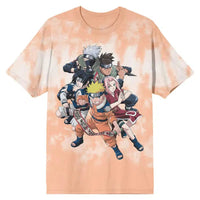 Naruto - Team 7 T-Shirt (Washed Peach, Unisex) - Bioworld- Image 1
