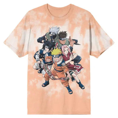 Naruto - Team 7 T-Shirt (Washed Peach, Unisex) - Bioworld