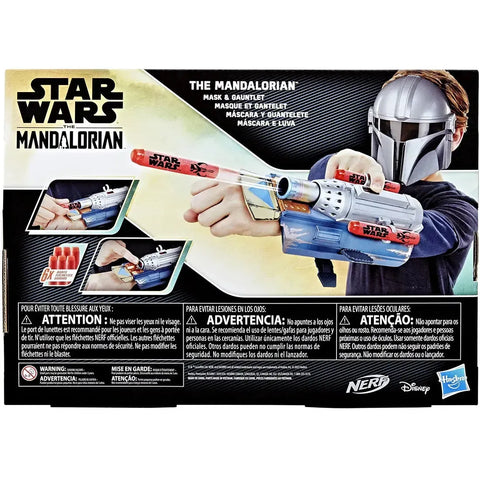 Nerf [Star Wars: The Mandalorian] - Mask & Gauntlet Foam Dart Toy Gun - Hasbro