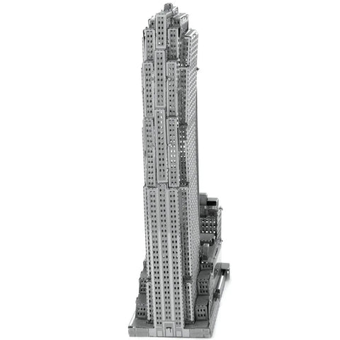 New York - 30 Rockefeller Plaza Building 3D Figure Model Kit (Steel, Moderate Difficulty) - Fascinations - Metal Earth Series - (2022) - Image 2