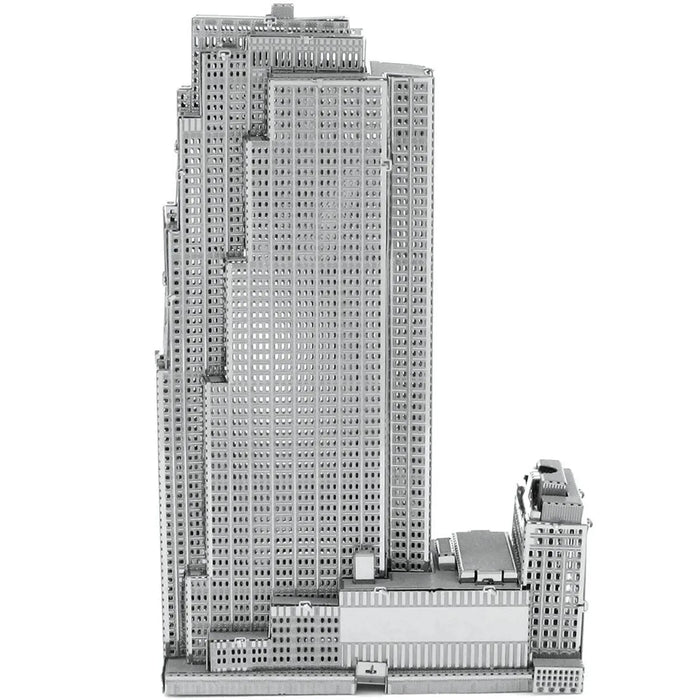 New York - 30 Rockefeller Plaza Building 3D Figure Model Kit (Steel, Moderate Difficulty) - Fascinations - Metal Earth Series - (2022)