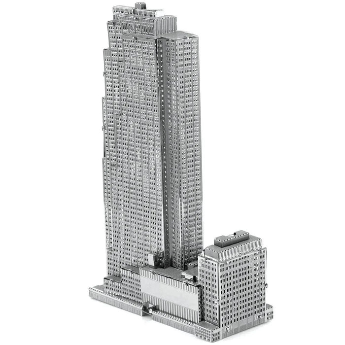 New York - 30 Rockefeller Plaza Building 3D Figure Model Kit (Steel, Moderate Difficulty) - Fascinations - Metal Earth Series - (2022)