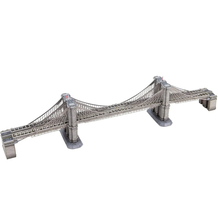 New York - Brooklyn Bridge 3D Figure Model Kit (1:6861 Scale, Steel, Moderate Difficulty) - Fascinations - Metal Earth Premium Series - (2023)