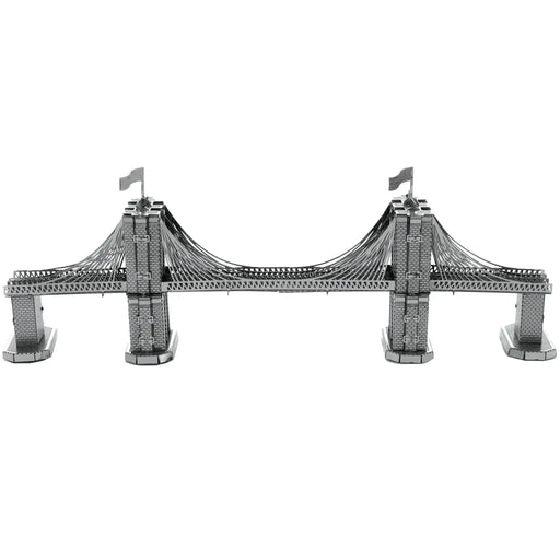 New York - Brooklyn Bridge Building 3D Figure Model Kit (Steel, Moderate Difficulty) - Fascinations - Metal Earth Series - (2023)