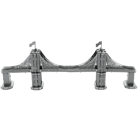 New York - Brooklyn Bridge Building 3D Figure Model Kit (Steel, Moderate Difficulty) - Fascinations - Metal Earth Series - (2023) - Image 2
