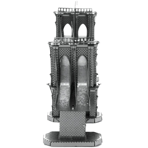 New York - Brooklyn Bridge Building 3D Figure Model Kit (Steel, Moderate Difficulty) - Fascinations - Metal Earth Series - (2023) - Image 5