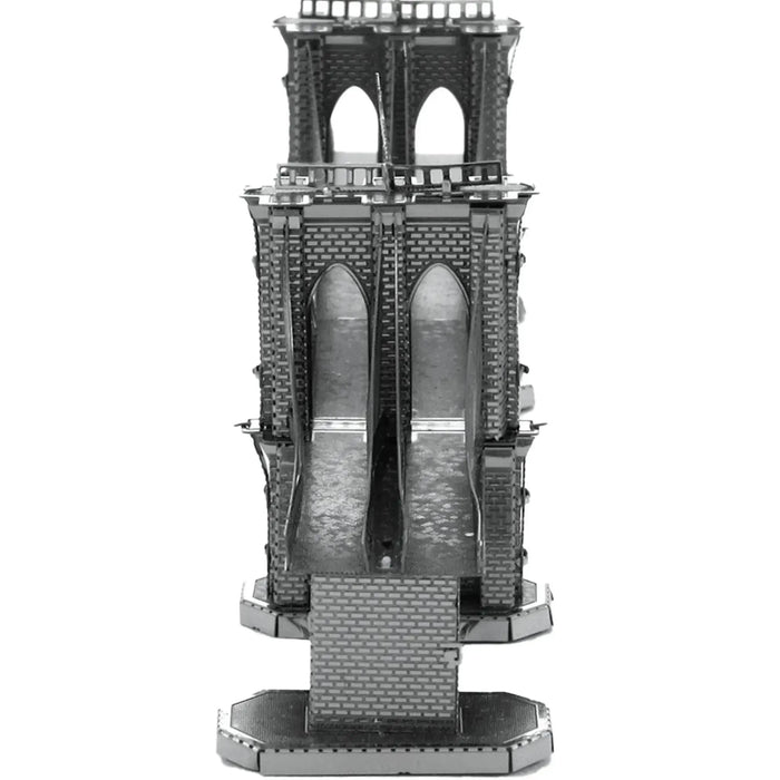 New York - Brooklyn Bridge Building 3D Figure Model Kit (Steel, Moderate Difficulty) - Fascinations - Metal Earth Series - (2023)