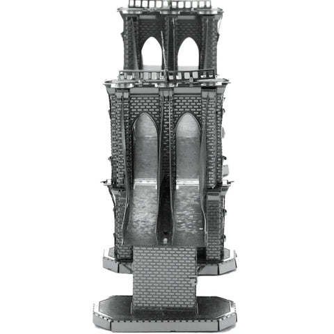 New York - Brooklyn Bridge Building 3D Figure Model Kit (Steel, Moderate Difficulty) - Fascinations - Metal Earth Series - (2023) - Image 6
