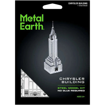 New York - Chrysler Building Figure Model Kit (Steel, Easy Difficulty) - Fascinations - Metal Earth Series - (2024)