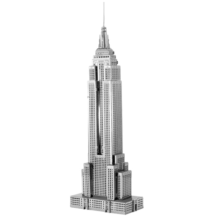 New York - Empire State Building 3D Figure Model Kit (Steel, Moderate Difficulty) - Fascinations - Metal Earth Premium Series - (2021)