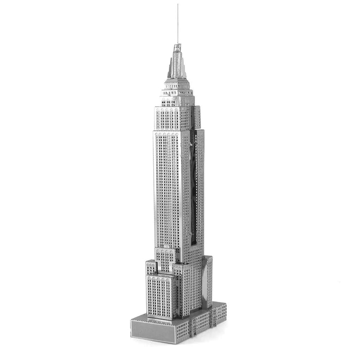 New York - Empire State Building 3D Figure Model Kit (Steel, Moderate Difficulty) - Fascinations - Metal Earth Premium Series - (2021)