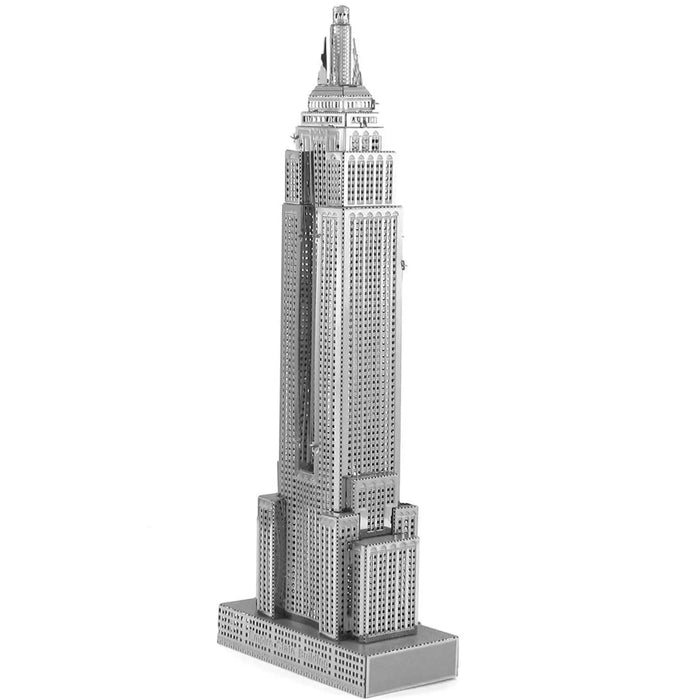 New York - Empire State Building 3D Figure Model Kit (Steel, Moderate Difficulty) - Fascinations - Metal Earth Premium Series - (2021)
