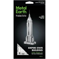 New York - Empire State Building 3D Figure Model Kit (Steel, Moderate Difficulty) - Fascinations - Metal Earth Premium Series - (2021)
