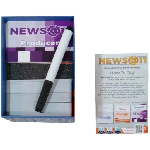 News@11 - Party Party Card Game for Family, and Adults (4-11 Players, Ages 7+) - Floodgate Games