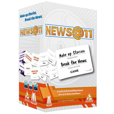 News@11 - Party Party Card Game for Family, and Adults (4-11 Players, Ages 7+) - Floodgate Games