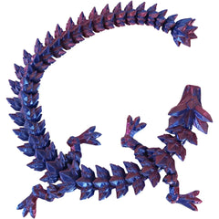 Nightshade Dragon Hatchling Toy Figure with Egg (3D Printed) - Wonderland Workshop