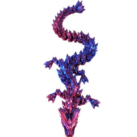 Nightshade Dragon Hatchling Toy Figure with Egg (3D Printed) - Wonderland Workshop - Image 3