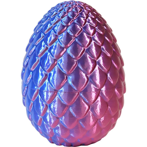 Nightshade Dragon Hatchling Toy Figure with Egg (3D Printed) - Wonderland Workshop - Image 6