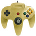 Nintendo 64 - Gold Wired Controller (6' Cable) - Old Skool