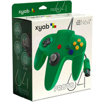 Nintendo 64 - Green Wired Controller - XYAB- Image 1