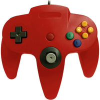 Nintendo 64 - Red Wired Controller - Old Skool- Image 3