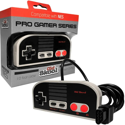 Nintendo Entertainment System [NES] - Classiq N Wired Controller (10' Cable, Precision D-Pad) - Old Skool - Pro Gamer Series