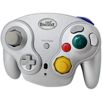 Nintendo Gamecube - Falcon GC Silver Wireless Controller - Old Skool- Image 3