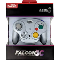 Nintendo Gamecube - Falcon GC Silver Wireless Controller - Old Skool- Image 1