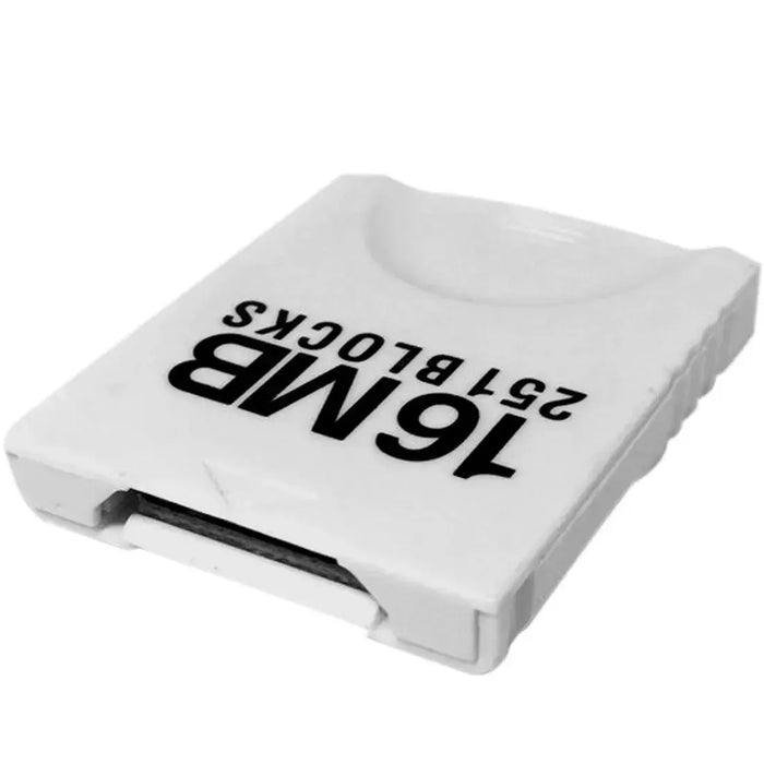 Nintendo Gamecube & Wii - White Memory Card (16MB, 251 Blocks) - Old Skool