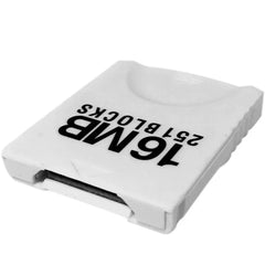 Nintendo Gamecube & Wii - White Memory Card (16MB, 251 Blocks) - Old Skool