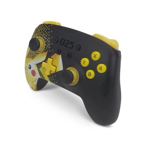 Nintendo Switch Controller (Pikachu 025 Version) - PowerA - Enhanced Wireless Controller