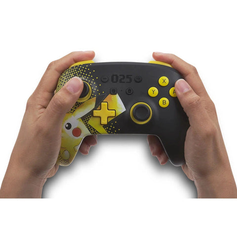 Nintendo Switch Controller (Pikachu 025 Version) - PowerA - Enhanced Wireless Controller