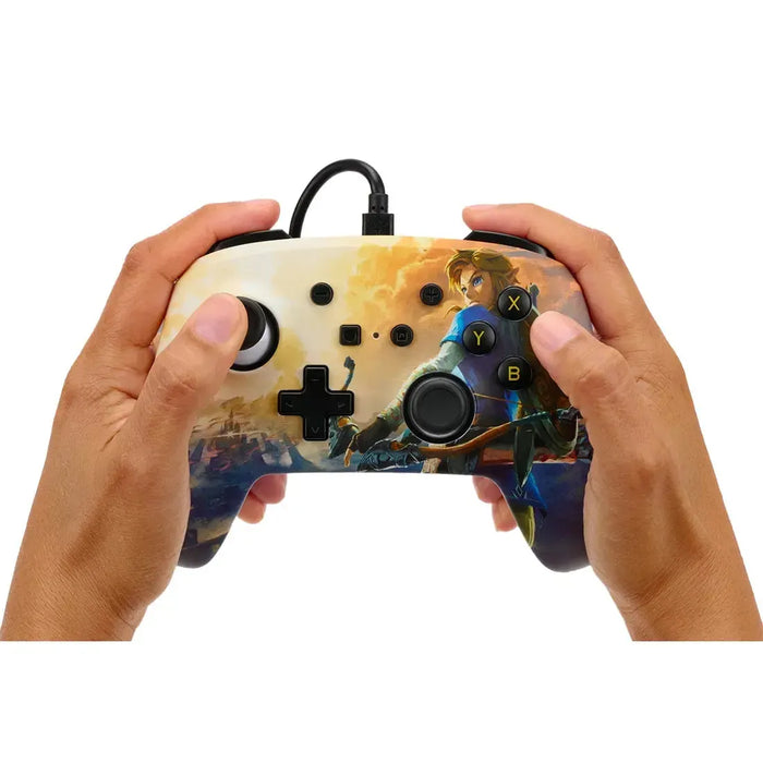 Nintendo Switch [The Legend of Zelda: Breath of the Wild] - Hyrule Hero Enhanced Wired Controller - PowerA