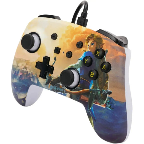 Nintendo Switch [The Legend of Zelda: Breath of the Wild] - Hyrule Hero Enhanced Wired Controller - PowerA