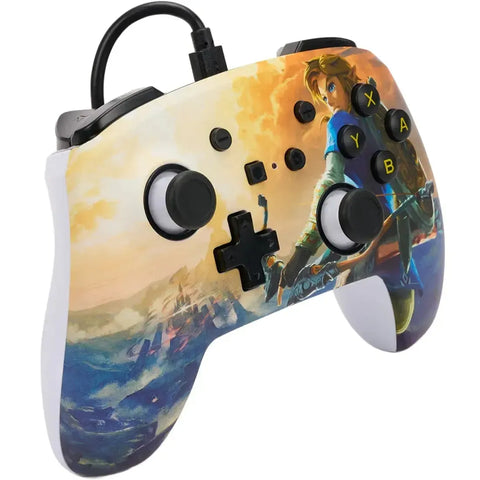 Nintendo Switch [The Legend of Zelda: Breath of the Wild] - Hyrule Hero Enhanced Wired Controller - PowerA
