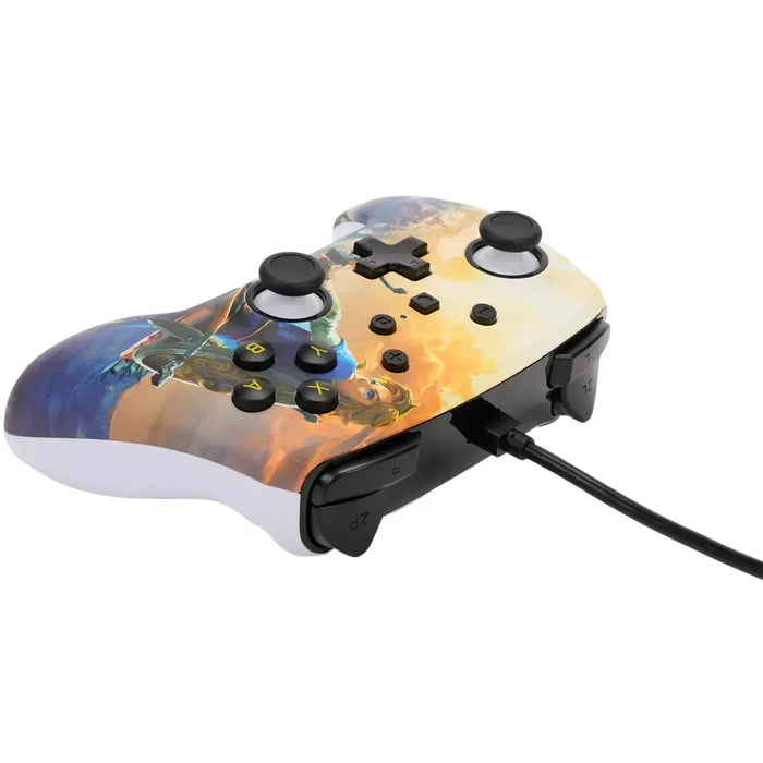 Nintendo Switch [The Legend of Zelda: Breath of the Wild] - Hyrule Hero Enhanced Wired Controller - PowerA