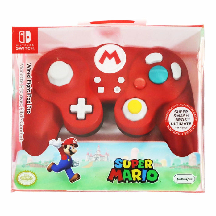 Nintendo Switch Wired Controller (Super Mario Bros. Version) - pdp - Fight Pad Pro GameCube Style