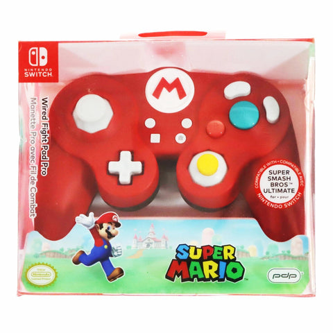 Nintendo Switch Wired Controller (Super Mario Bros. Version) - pdp - Fight Pad Pro GameCube Style