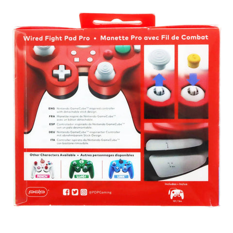 Nintendo Switch Wired Controller (Super Mario Bros. Version) - pdp - Fight Pad Pro GameCube Style