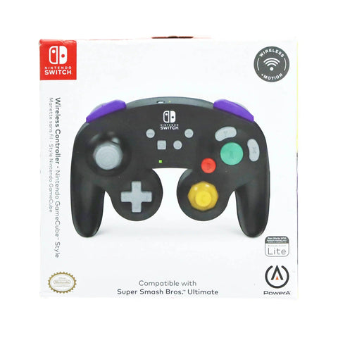 Nintendo Switch Wireless Controller (Black) - PowerA - GameCube Style