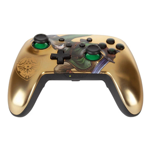 Nintendo Switch Wireless Controller (Link Gold Version) - PowerA - Enhanced Edition