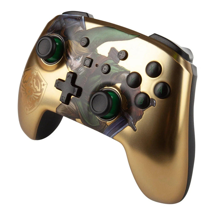 Nintendo Switch Wireless Controller (Link Gold Version) - PowerA - Enhanced Edition