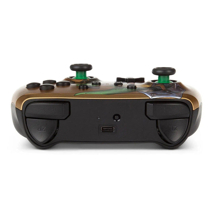 Nintendo Switch Wireless Controller (Link Gold Version) - PowerA - Enhanced Edition